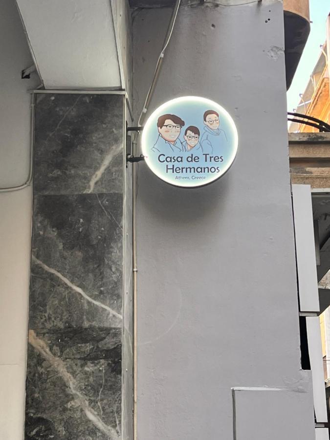 Casa De Tres Hermanos In The Heart Of Athen Eksteriør billede